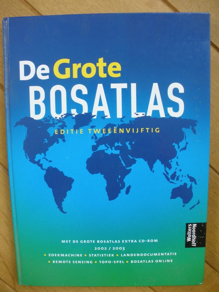 De Grote Bosatlas 52 editie, Boeken, Bosatlas, 2000 tot heden, Ophalen of Verzenden, Zo goed als nieuw