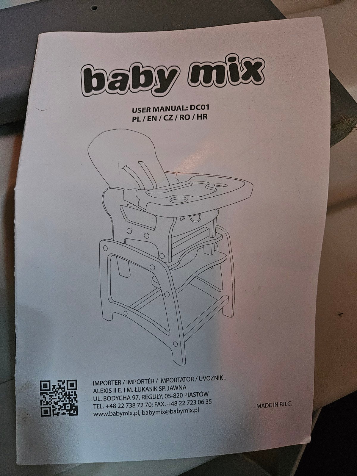 Handige kinderstoel Baby Mix, Ophalen, Gebruikt, Meegroeistoel