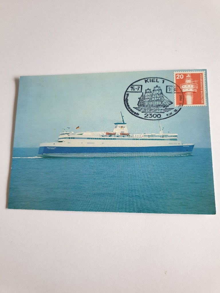 3211 duitsland db fahrschiff deutschland 16-7-1980, Verzenden, BRD