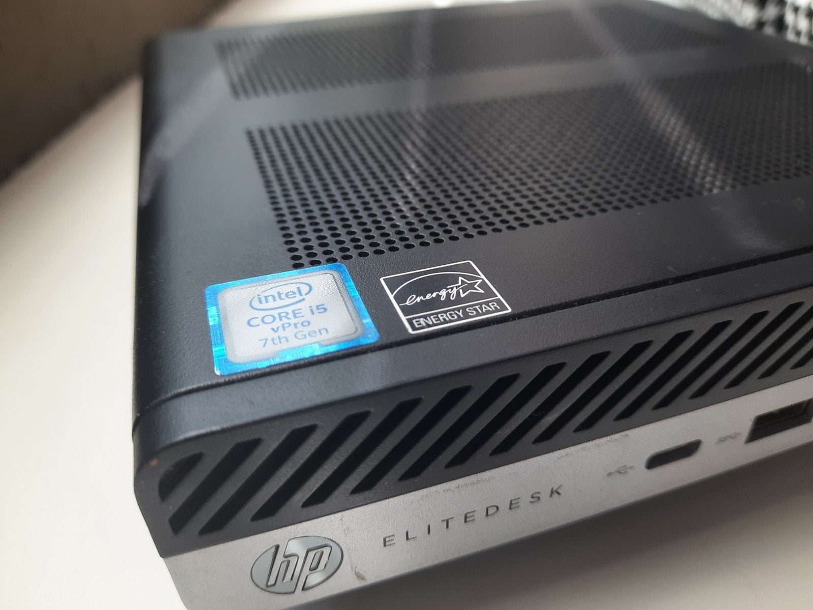 HP Elitedesk 800 G3 mini 16gb, Computers en Software, Desktop Pc's, Zo goed als nieuw, 3 tot 4 Ghz, SSD, 16 GB, Ophalen of Verzenden