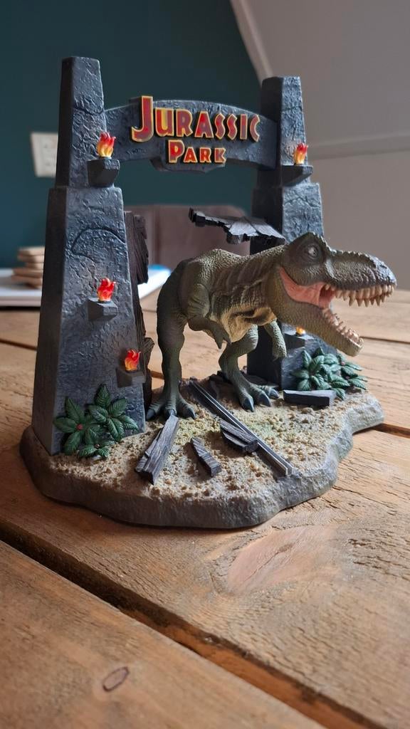 Jurassic Park T-rex gate, Ophalen of Verzenden