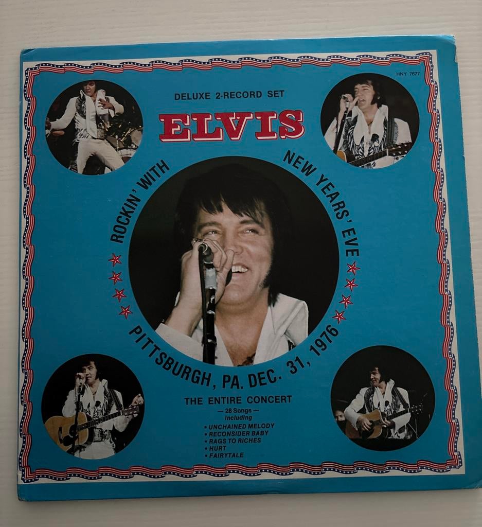 Elvis - Rockin' With New Years' Eve - Dubbel bootleg LP, Ophalen of Verzenden, Zo goed als nieuw, Cd of Plaat