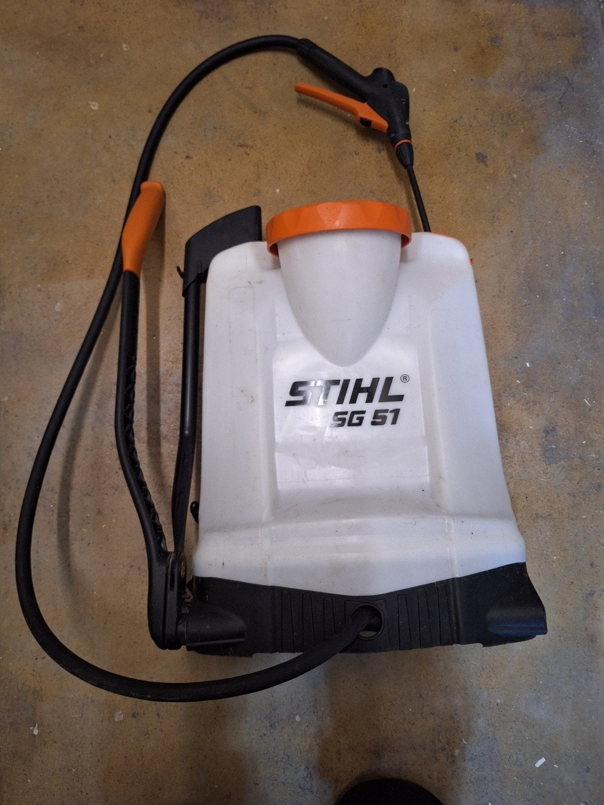 Stihl SG51 rugspuit, Ophalen, Zo goed als nieuw, Onkruidbestrijding