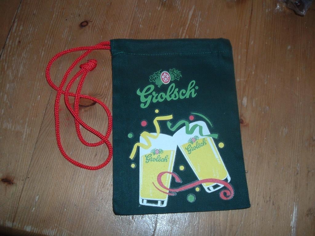 Grolsch muntenzakje (nr.1), Verzamelen, Biermerken, Nieuw, Overige typen, Grolsch, Ophalen of Verzenden