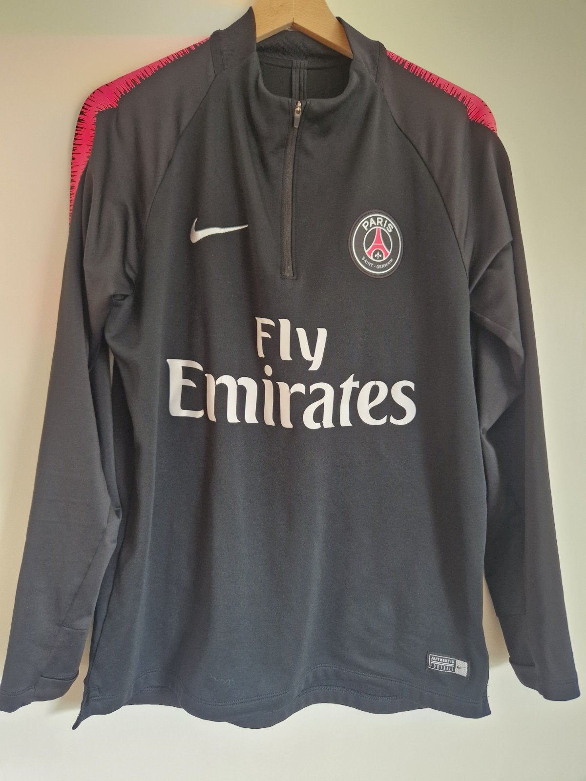 PSG Nike Trainingspak Maat M - Zwart/Roze, Maat 48/50 (M), Zwart, Nike, Ophalen of Verzenden