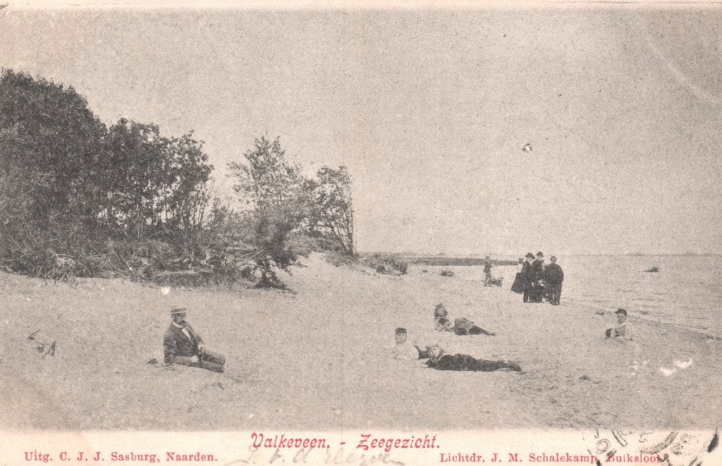 Valkeveen, Zeegezicht (1904) 128128, Verzenden, Voor 1920, Gelopen, Noord-Holland