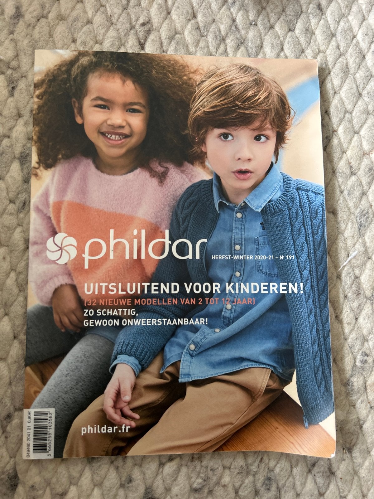 Phildar Kinderen Brei- en Haakpatronen Herfst-Winter 2020-21, Ophalen of Verzenden, Zo goed als nieuw, Breien of Haken, Patroon of Boek