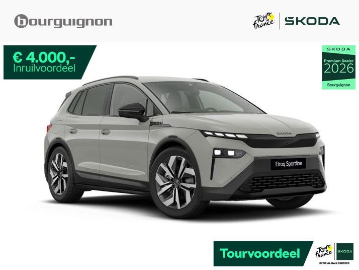 Skoda Elroq Sportline 85 | 286 PK | Trekhaak | Stoelverwarmi, Auto's, Skoda, Bedrijf, Te koop, Elroq, ABS, Achteruitrijcamera