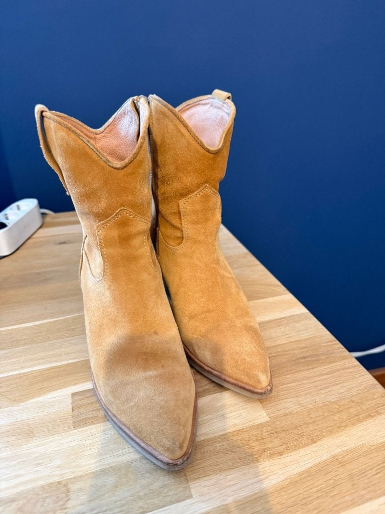 Enkellaarsje Via Vai Suede camel maat 37, Via Vai, Overige kleuren, Lage of Enkellaarzen, Ophalen of Verzenden