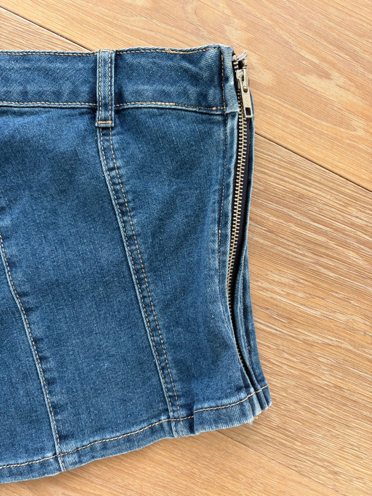 LAULIA jeans top met 1 lange mouw mt 34, Parijs, Zo goed als nieuw, Maat 34 (XS) of kleiner, -