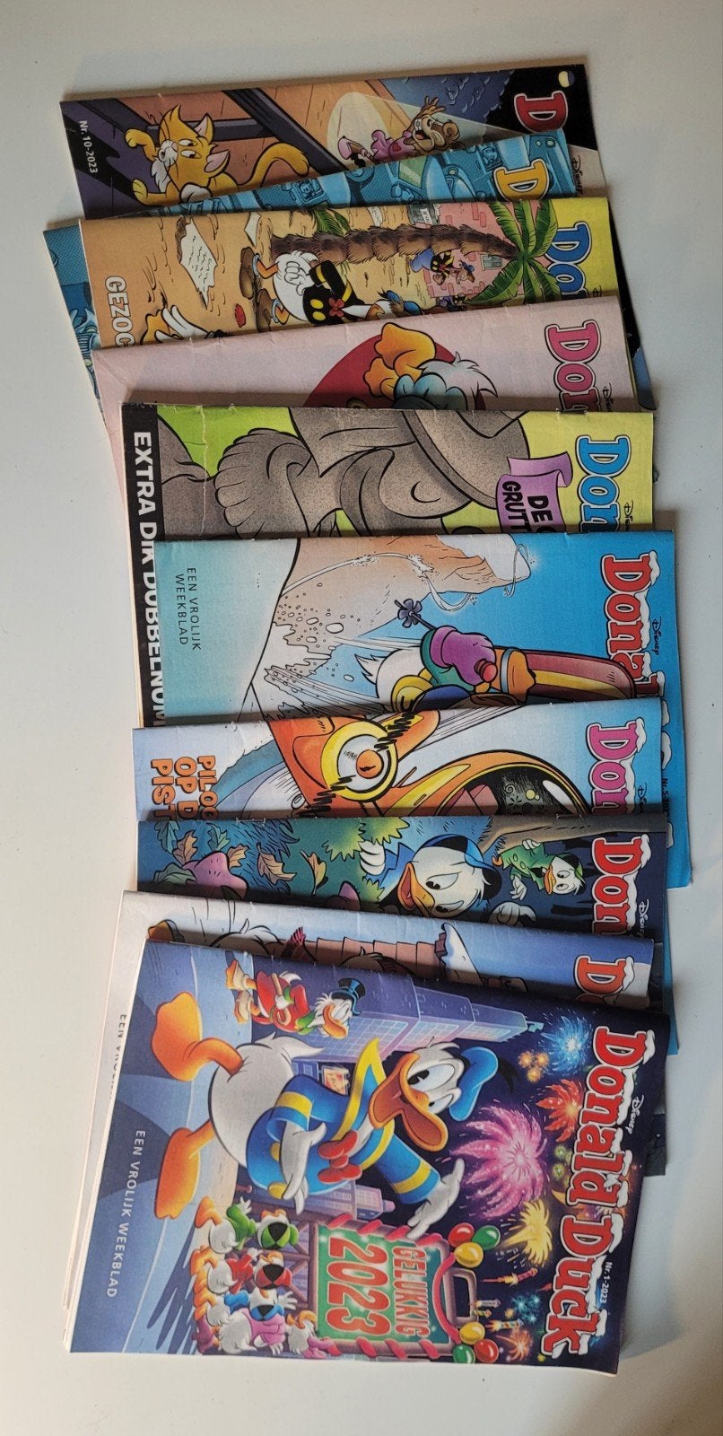 Donald Duck Weekbladen en Pockets te koop, Boeken, Meerdere stripboeken, Ophalen, Gelezen, Walt Disney