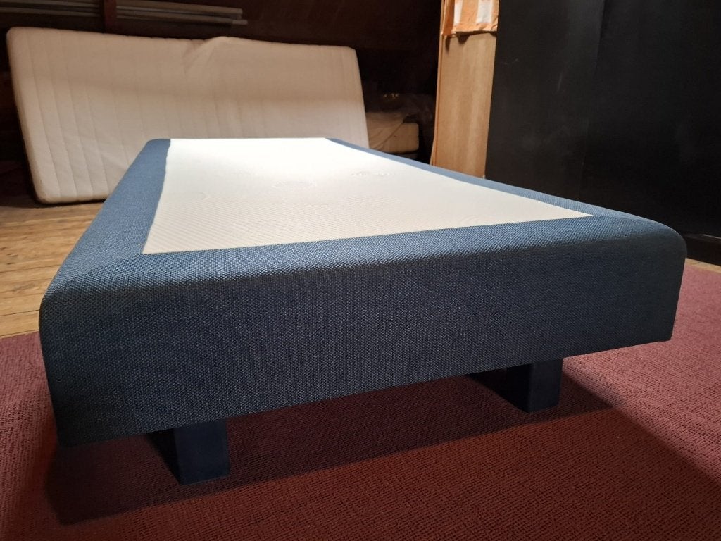 Boxspring bed (1persoons), Ophalen, 90 cm, Eenpersoons, Zo goed als nieuw