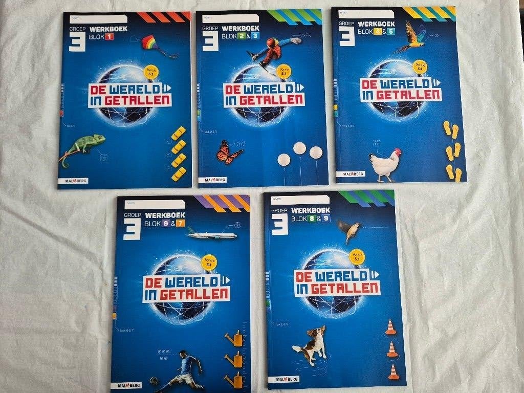 De Wereld in Getallen versie 5.1 werkboeken – Groep 3, Boeken, Ophalen of Verzenden, Nieuw, Overige niveaus, Overige vakken