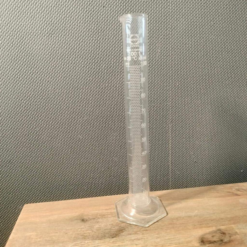 Maatcilinder 100 ml - Schott Duran, Ophalen of Verzenden, Zo goed als nieuw
