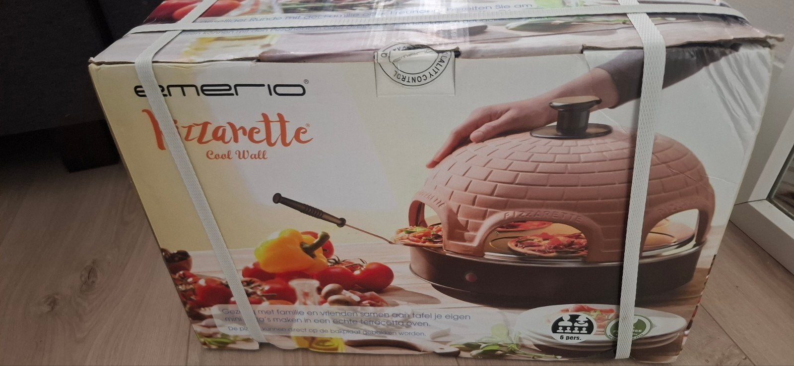 Pizzarette emerio nieuw in doos, Ophalen, Nieuw, 4 t/m 7 personen
