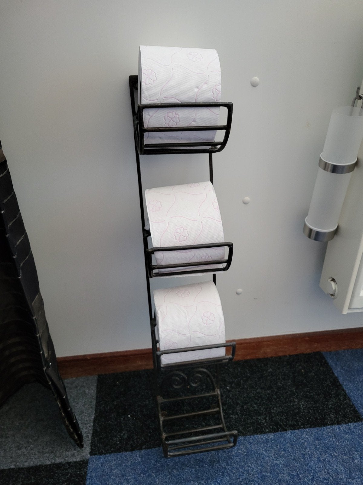 antieke toiletrol houder, Ophalen, Gebruikt, Toilet