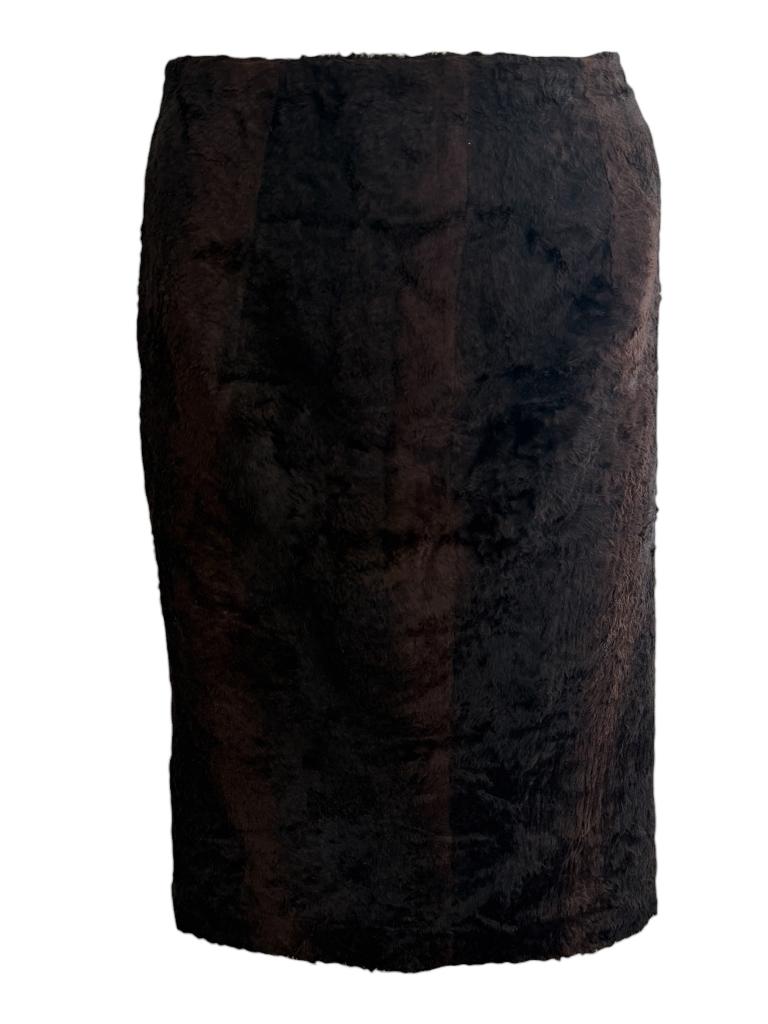 Purdey rok S, Kleding | Dames, Broeken en Pantalons, Zo goed als nieuw, Maat 38/40 (M), Bruin, Lang, Ophalen of Verzenden