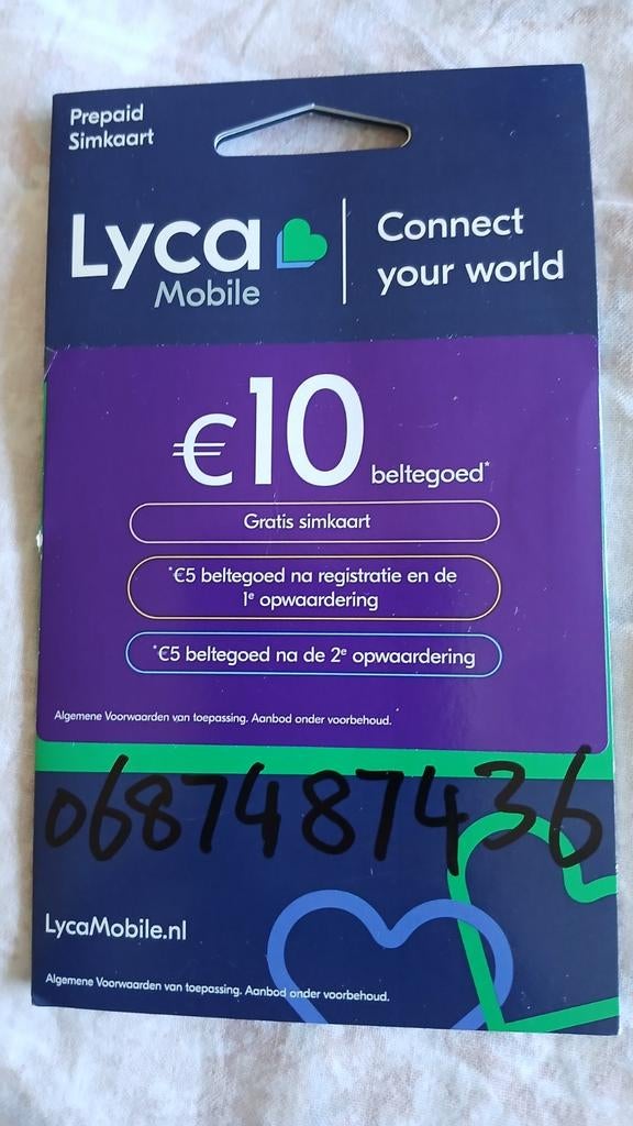 MOOI NUMMER 06-874-874-36, Ophalen of Verzenden, Nieuw, KPN, Simkaart