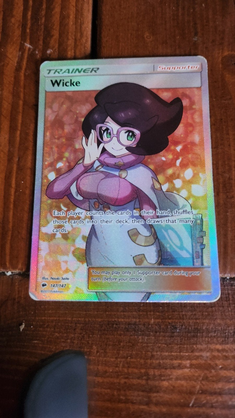 Wicke Full Art Trainer Kaart (147/147) - Pokémon TCG, Hobby en Vrije tijd, Verzamelkaartspellen | Pokémon, Ophalen of Verzenden