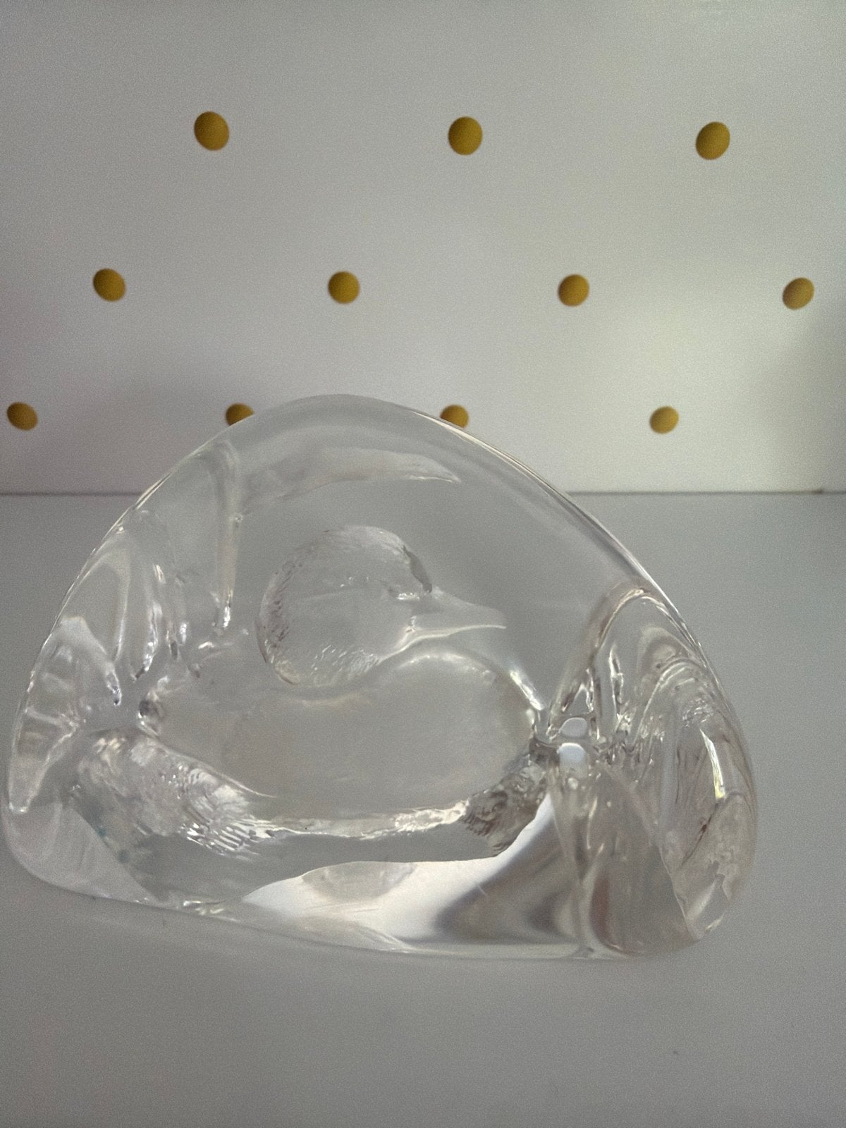 Mats Jonasson Glazen Sculptuur Eend, Ophalen of Verzenden