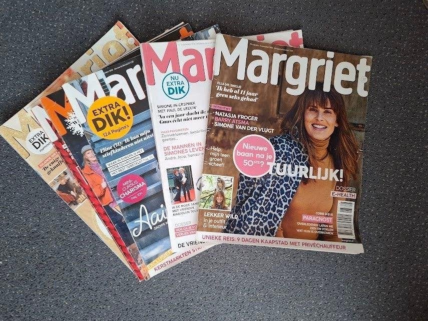 Margriet jaargangen 2017 t/m 2020 - diverse nummers, Boeken, Ophalen, Gelezen, Damesbladen