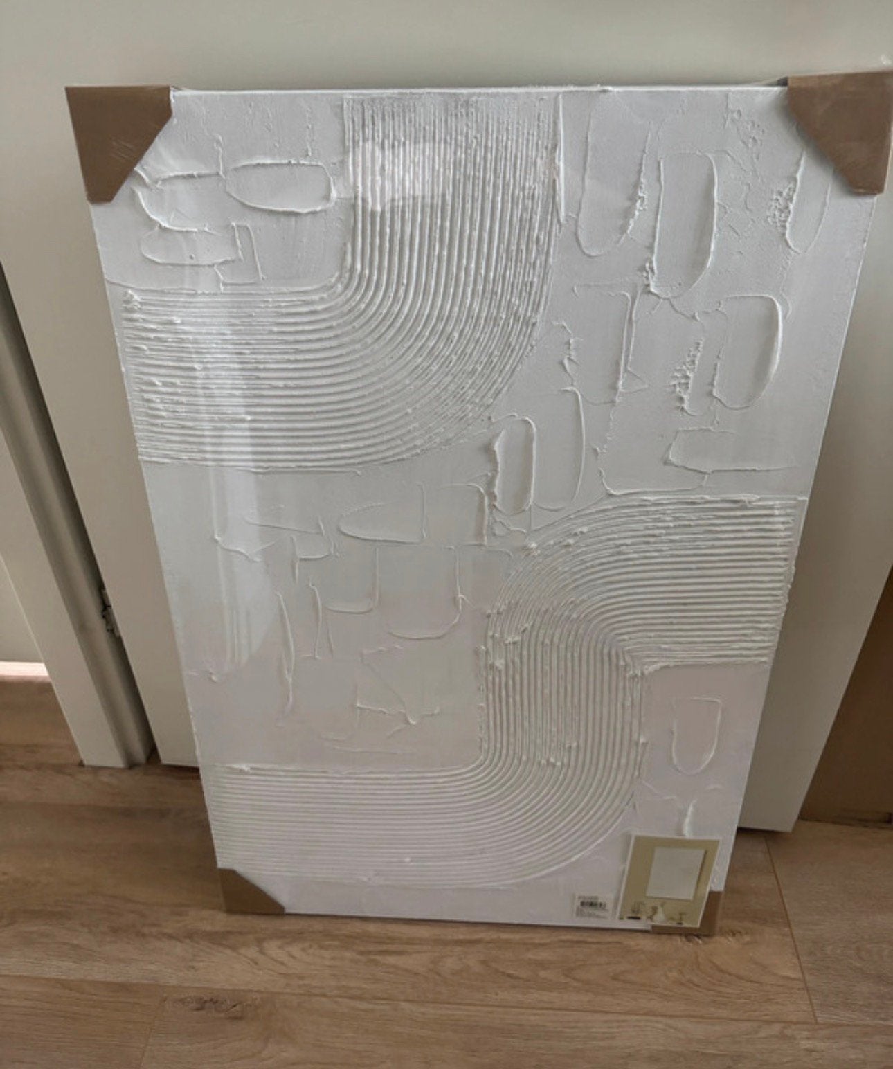 Kwantum Canvas Schilderij Structuur Wit | Nieuw, Ophalen, Nieuw, Schilderij