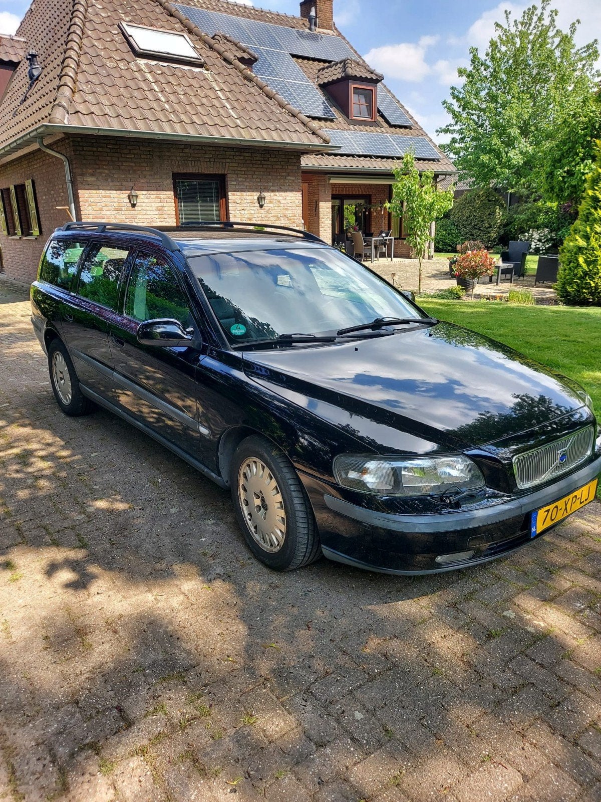 Volvo V70 2.4 T 200PK AUT 2001 Zwart, nieuwe APK,distributie, Auto's, Volvo, Particulier, V70, ABS, Bluetooth, Boordcomputer, Centrale vergrendeling