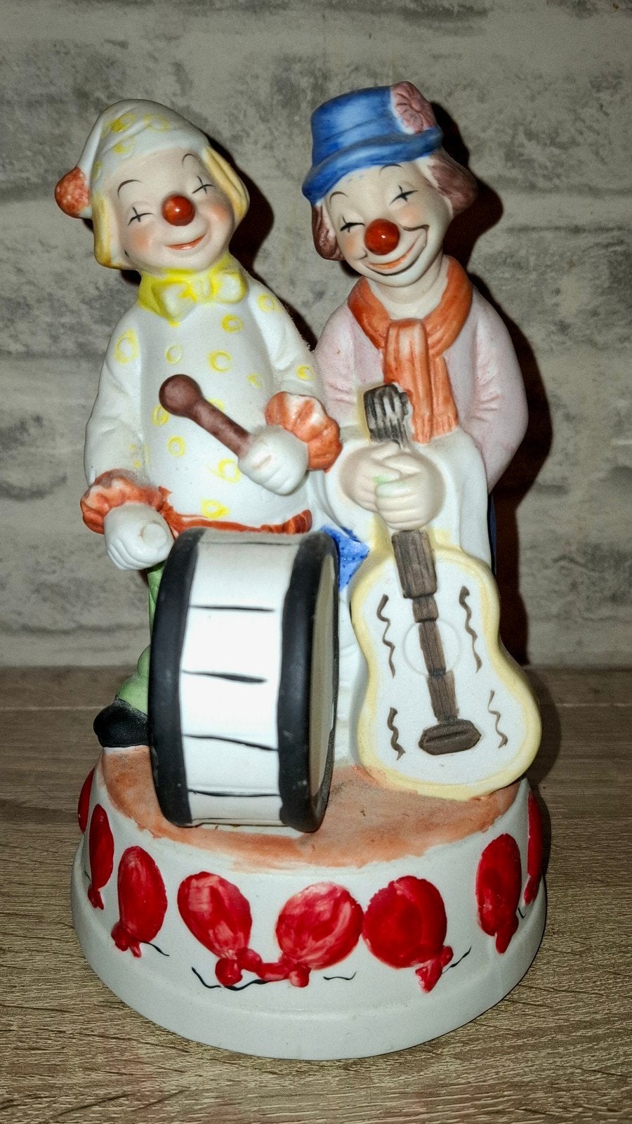 Vintage Muziekdoos Clowns met Instrumenten, Ophalen of Verzenden
