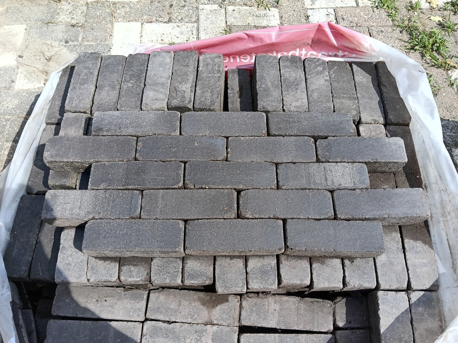 Gebakken dikformaat zwart 20x6,5x6, Ophalen, Nieuw, 10 m² of meer, Klinkers