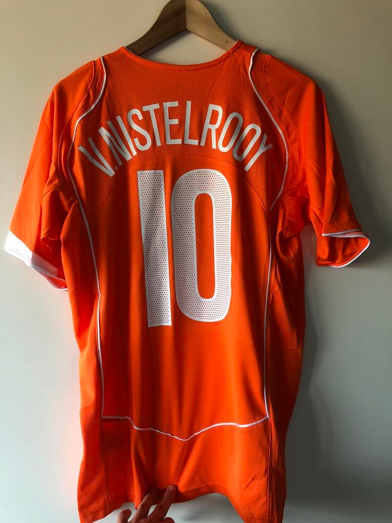 Van Nistelrooy Nederlands elftal 2004 maat L, Verzamelen, Ophalen of Verzenden, Zo goed als nieuw, Overige binnenlandse clubs