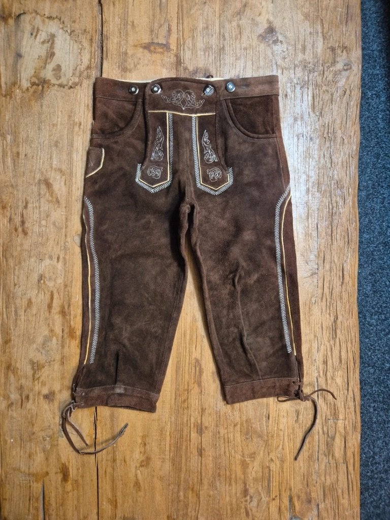 Stoere kinder lederhosen