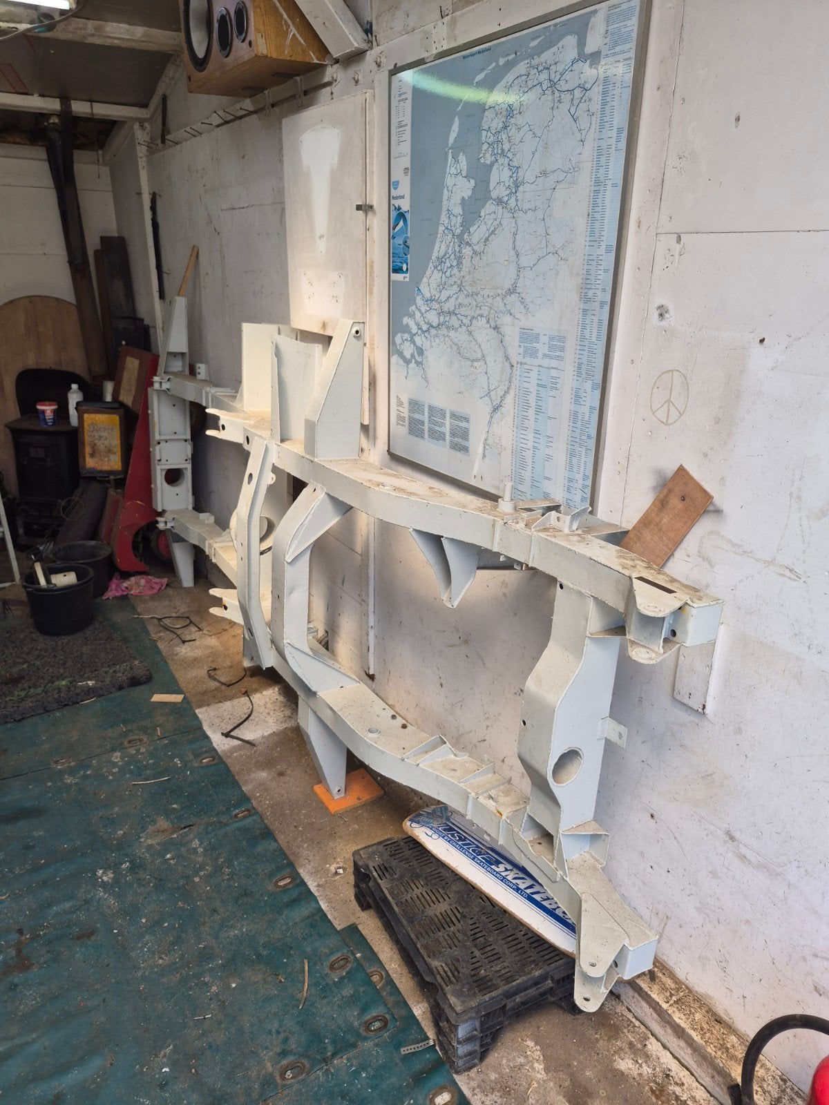 Landrover Series 3 88 in onderdelen - Nieuw chassis, Auto-onderdelen, Ophalen, Land Rover