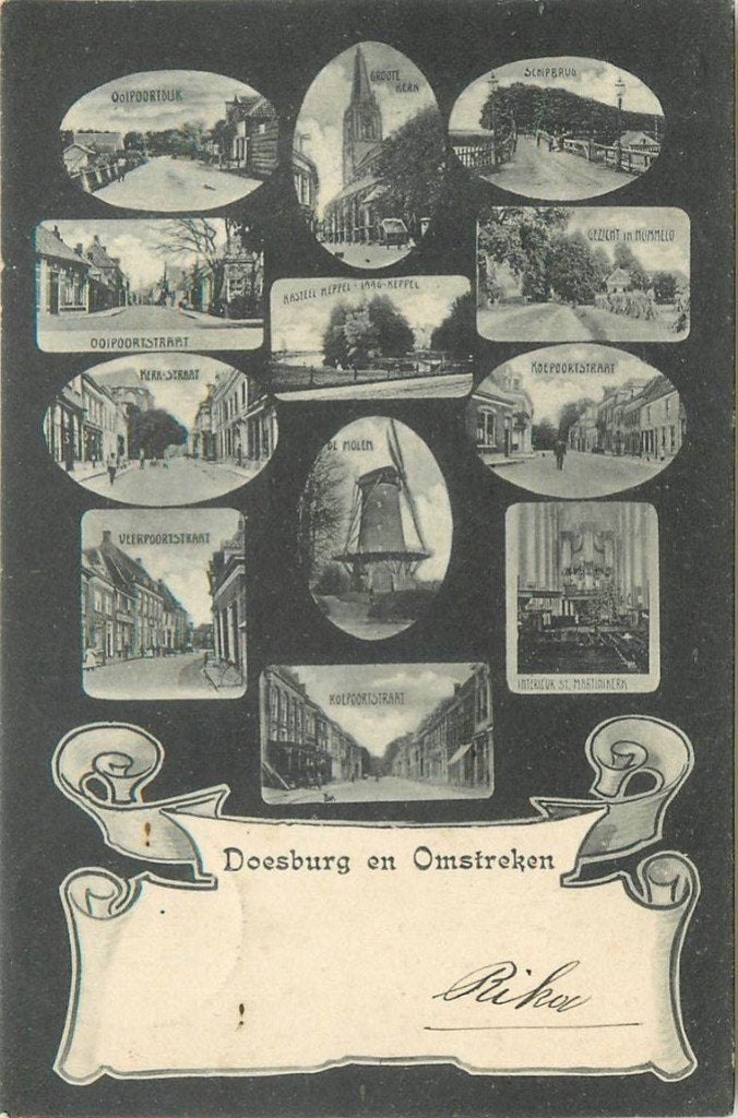 701-131-007 Doesburg, Verzenden, Voor 1920, Gelderland