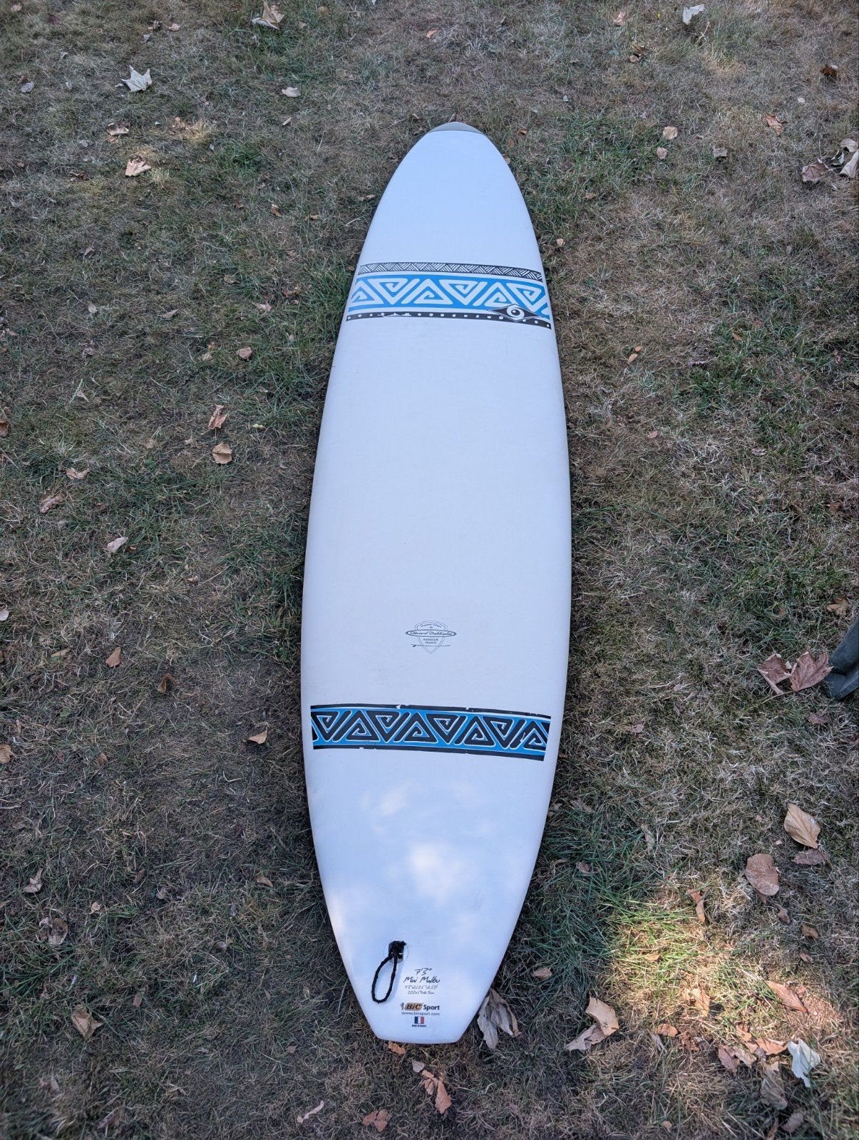 BIC Sport 7'3" hardboard Surfboard, Ophalen, Gebruikt, Funboard, Met vinnen