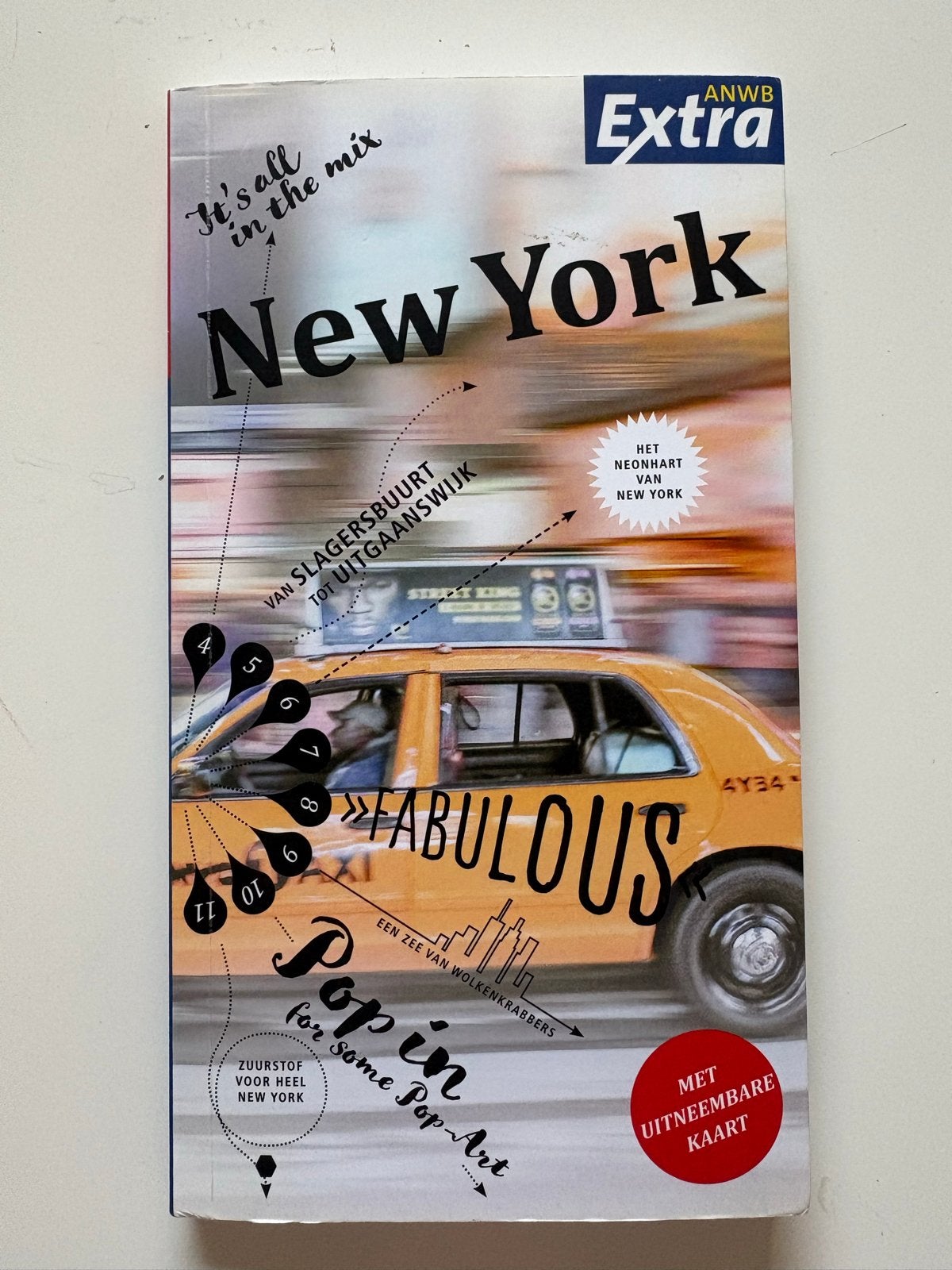 ANWB Extra Reisgids New York met uitneembare kaart, Boeken, Reisgidsen, Ophalen of Verzenden, Zo goed als nieuw, Reisgids of -boek