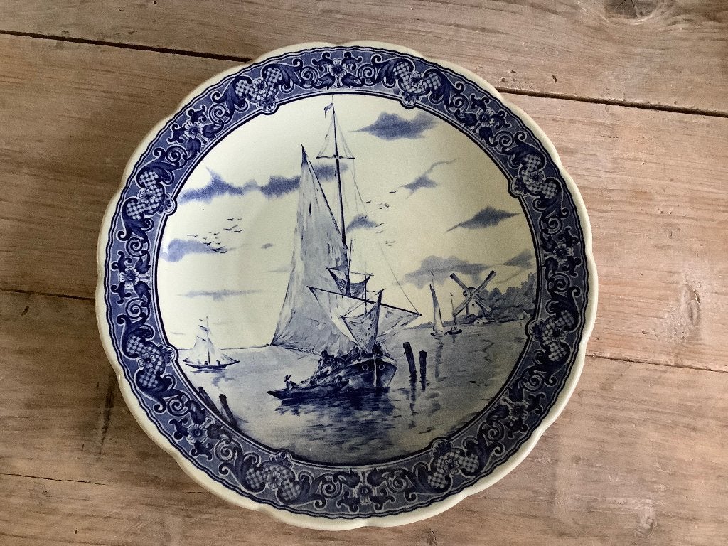 Wandbord Delfts blauw, Ophalen