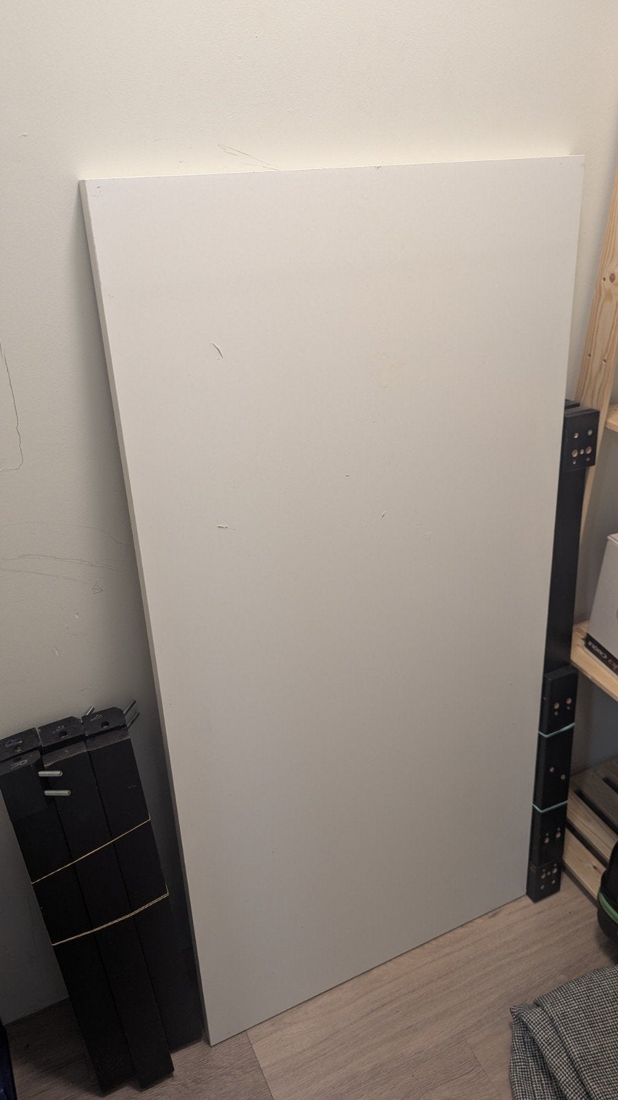 IKEA Linnmon tafelblad met losse poten (gratis ophalen), Ophalen, Gebruikt, Rechthoekig, 50 tot 100 cm