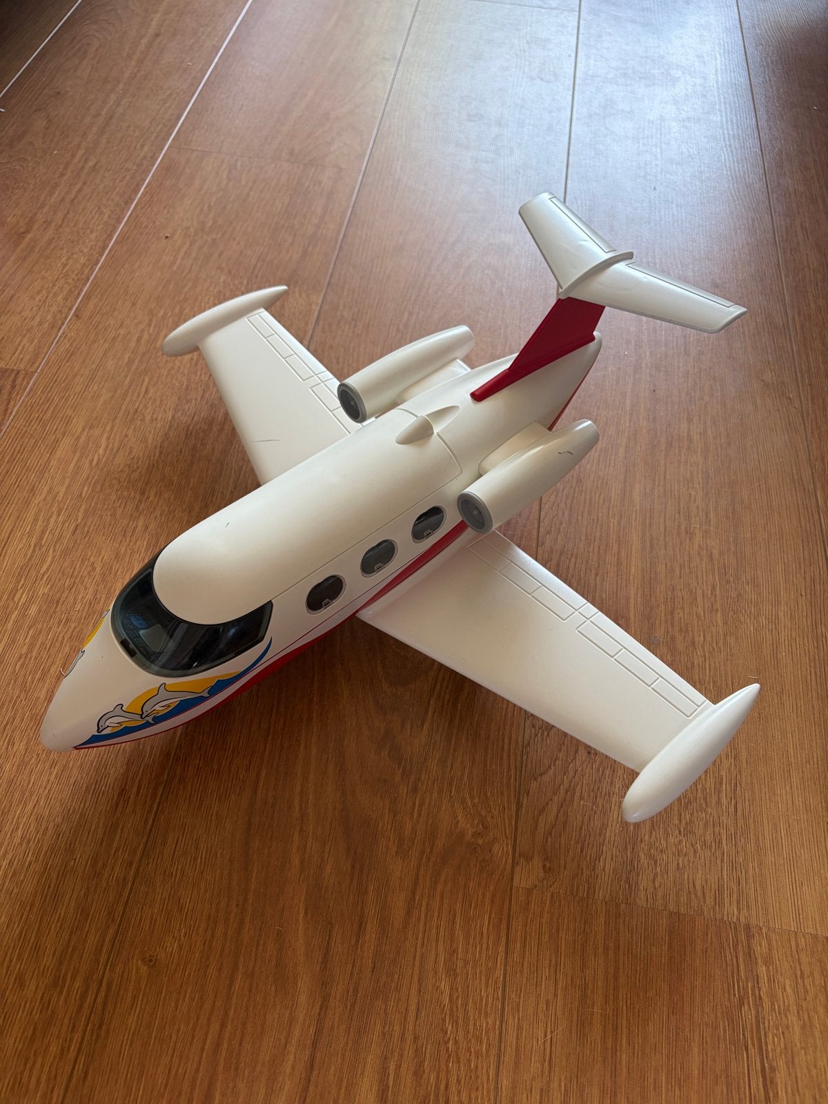 Playmobil Vliegtuig met Figuren, Gebruikt, Losse onderdelen, Voertuig, Ophalen of Verzenden