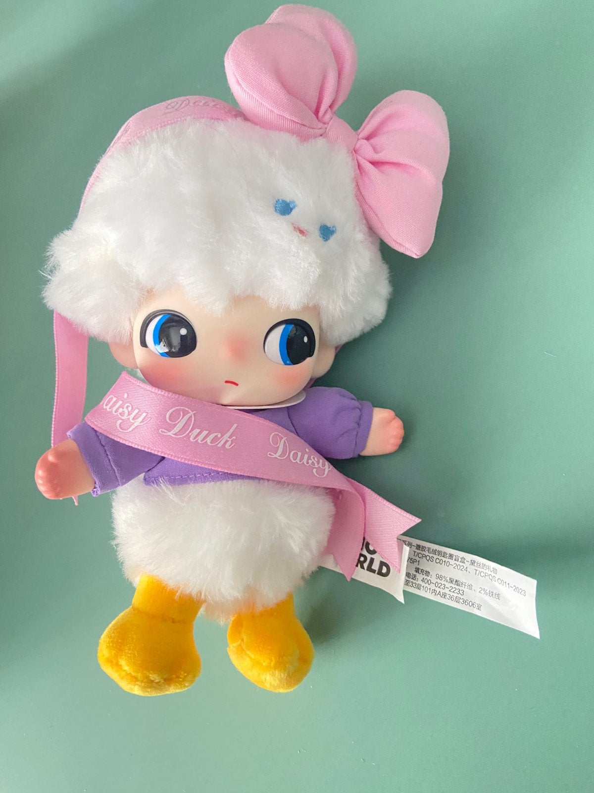 Pop Mart Dinoo World - Daisy Duck, Ophalen of Verzenden, Overige figuren, Zo goed als nieuw, Knuffel