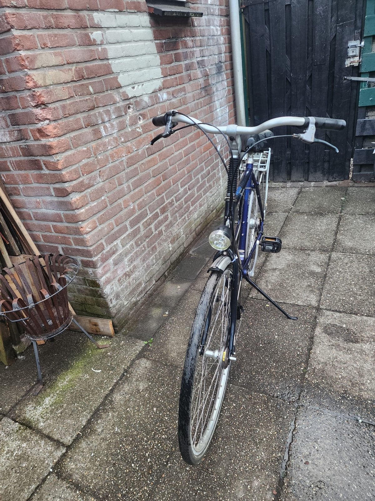 Batavus Staccato herenfiets- Gebruikt, Fietsen en Brommers, Fietsen | Dames | Damesfietsen, Ophalen, Terugtraprem, Batavus, 53 tot 56 cm