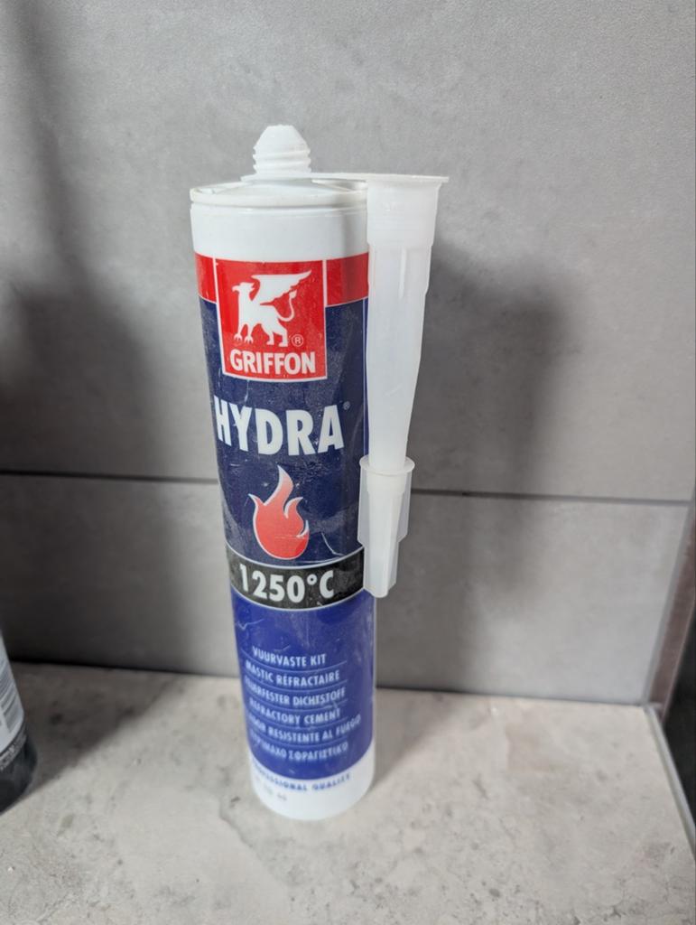 Hydra vuurvaste kit, Doe-het-zelf en Verbouw, Isolatie en Afdichting, Ophalen, Overige materialen, Minder dan 4 cm, Minder dan 5 m²