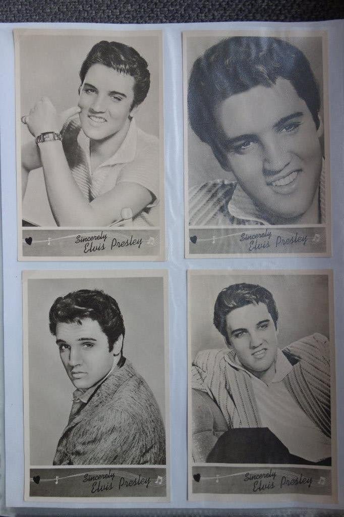 Elvis Presley briefkaarten 4 maal, Ophalen of Verzenden, Nieuw, Foto of Kaart