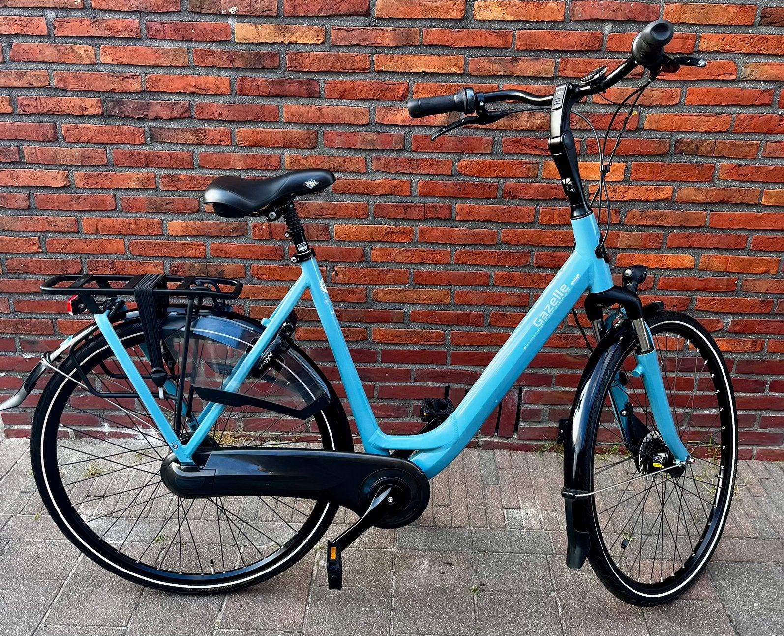 Gazelle damesfiets c7 Orange, Ophalen, Versnellingen, 56 cm of meer, Zo goed als nieuw