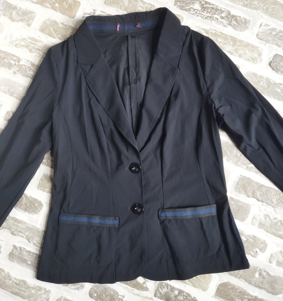 Studio Anneloes Blazer Travelstof Maat L, Studio Anneloes, Zwart, Maat 42/44 (L), Ophalen of Verzenden