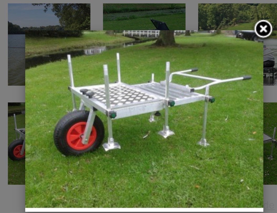 Matchcraft kar set voor vlonder - transportkar, Watersport en Boten, Verzenden, Gebruikt, Overige typen