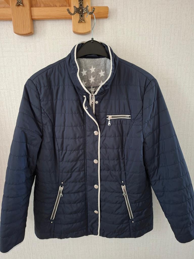 Gerry weber jas maat 44, blauw., Ophalen of Verzenden, Zo goed als nieuw, Maat 42/44 (L)