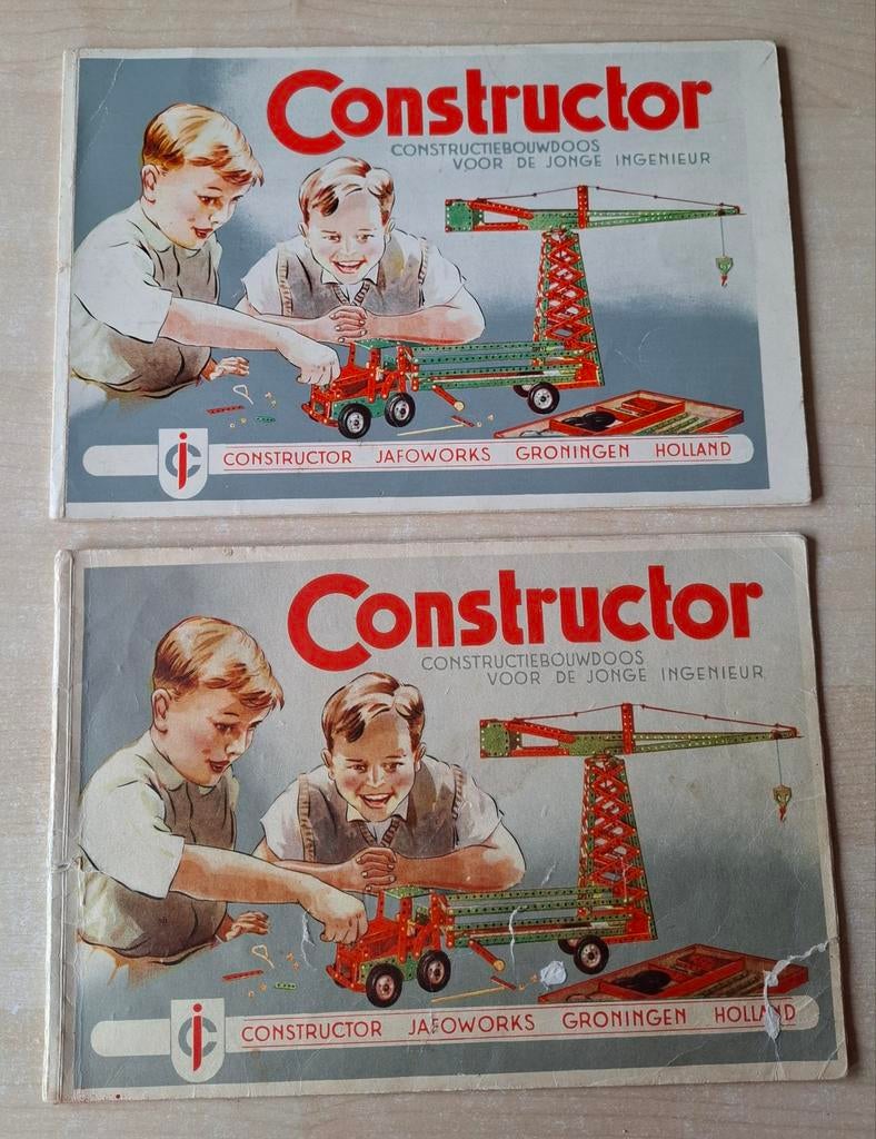 Constructor 2x boekwerkje, Ophalen of Verzenden, Gebruikt, Groter dan 1:32