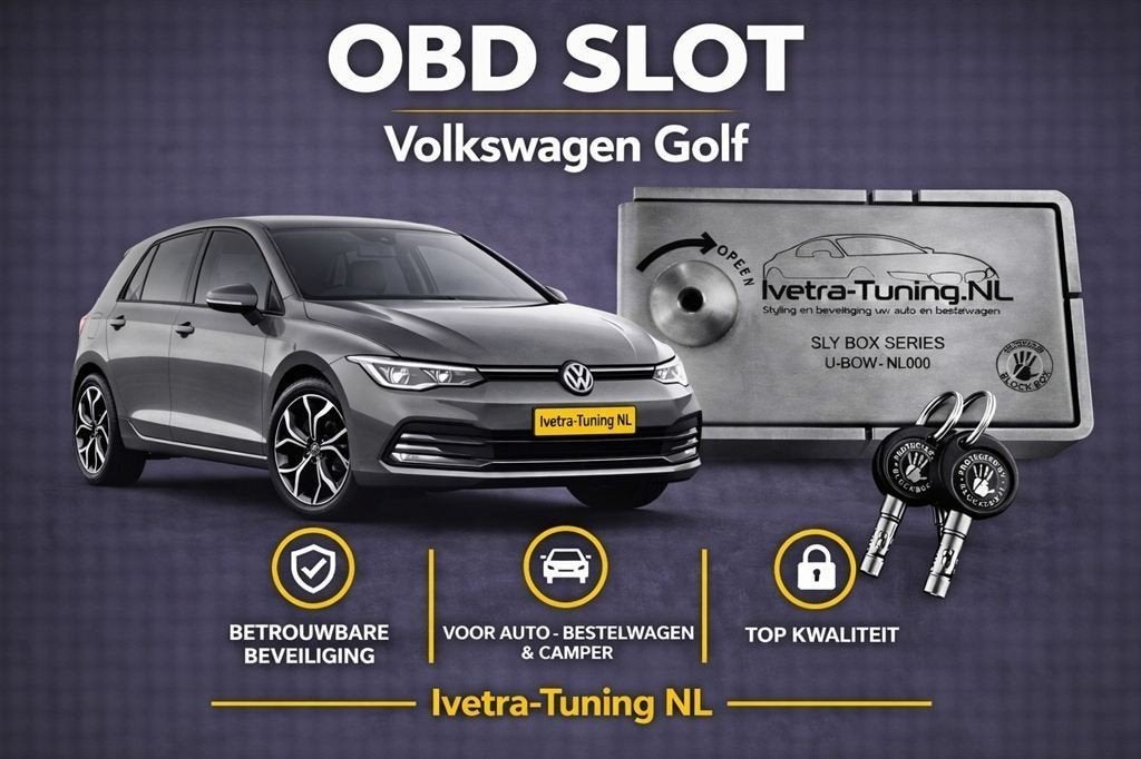 OBD Slot Volkswagen Golf | OBD Lock VW Golf, Verzenden, Info@ivetra-tuning.nl | www.ivetra-tuning.nl, Ivetra-Tuning NL, Huissen
