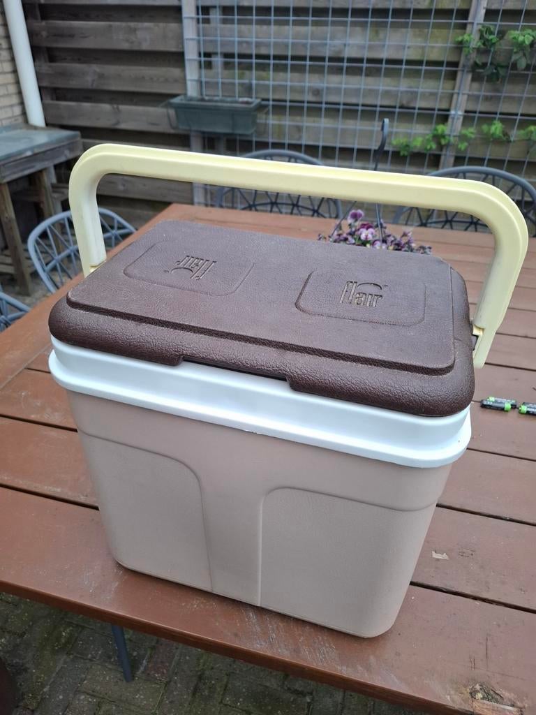 Vintage Koelbox - Retro Stijl voor Picknicks en Kamperen, Ophalen, Gebruikt, Koelbox, Koelelement