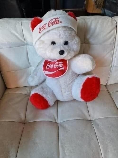 Coca-Cola Teddybeer - 45 cm, Verzamelen, Ophalen of Verzenden, Gebruikt